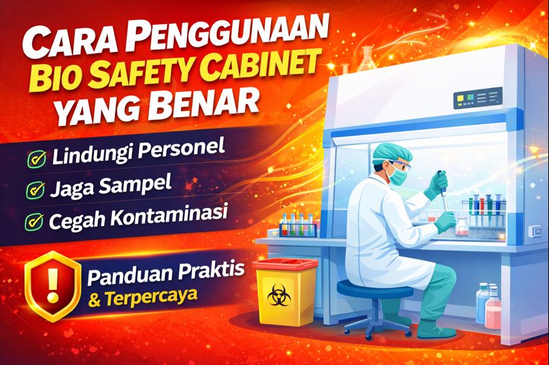 cara penggunaan bio safety cabinet yang benar